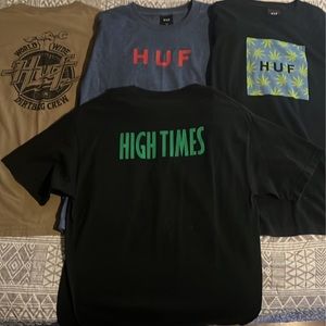 Huf tshirt lot